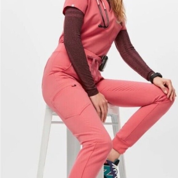 Figs Desert Rose 🌹 Zamora Joggers XS - Picture 3 of 7